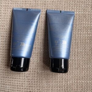 Yves Saint Laurent Navy Blue Tube Duo with Black Caps